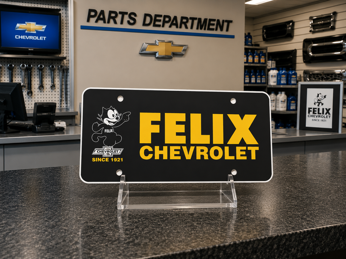 Plastic Legacy License Plate Insert