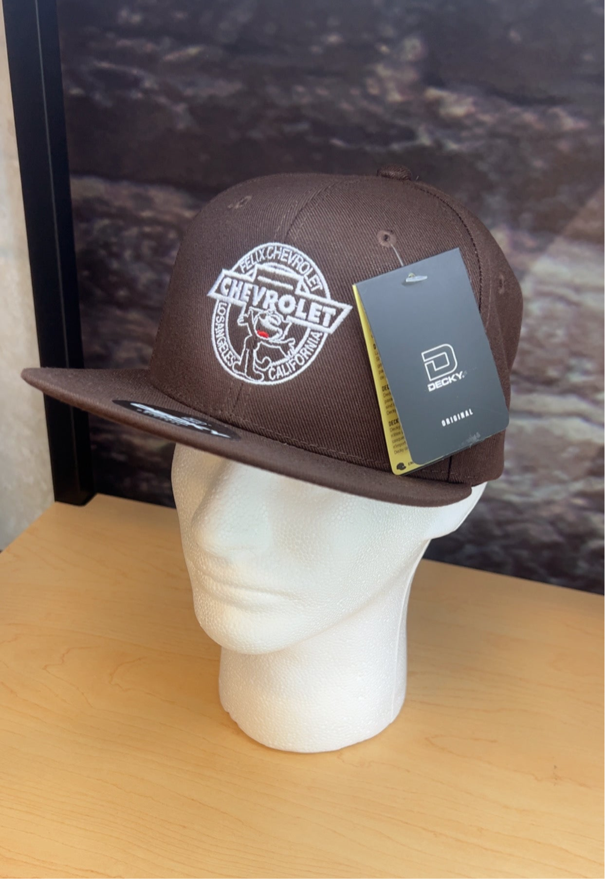 Brown Decky Circle Hat