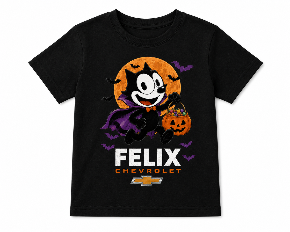 Felix and his Jack-o'-lantern