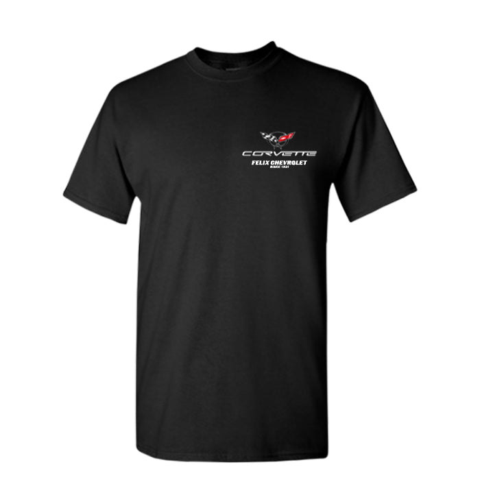 Red Corvette Metal Flake T shirt