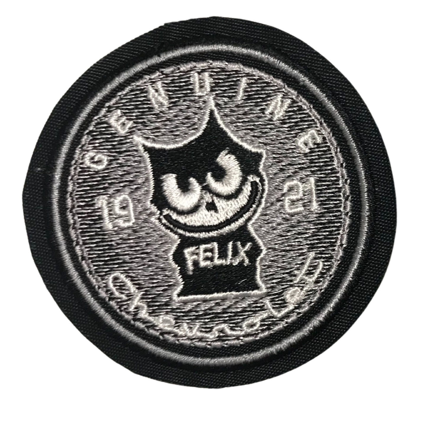 Genuine Embroidered Circle Patch in Multiple Colors