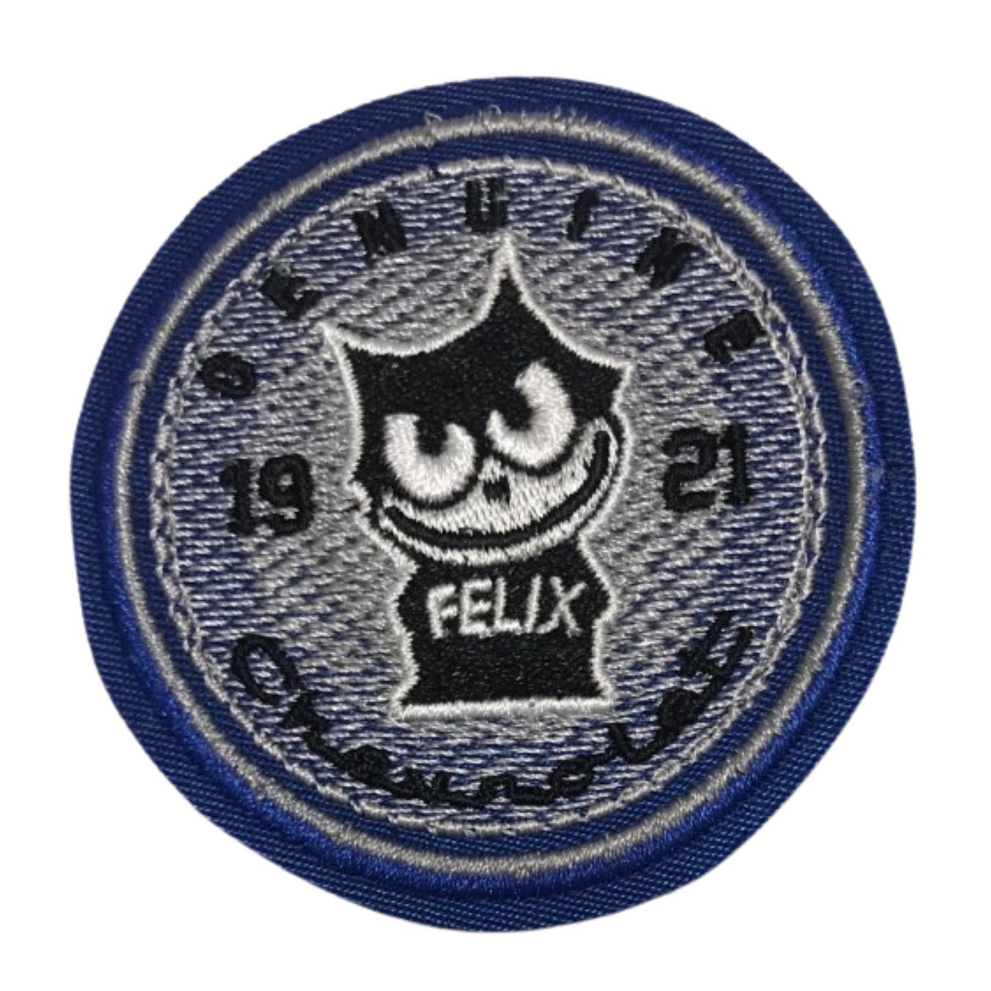 Genuine Felix Chevrolet Embroidered Circle Patch in Multiple Colors