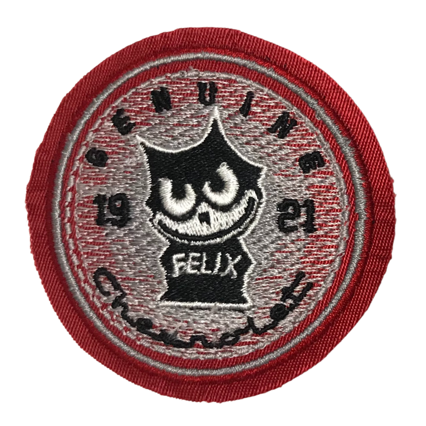 Genuine Felix Chevrolet Embroidered Circle Patch in Multiple Colors