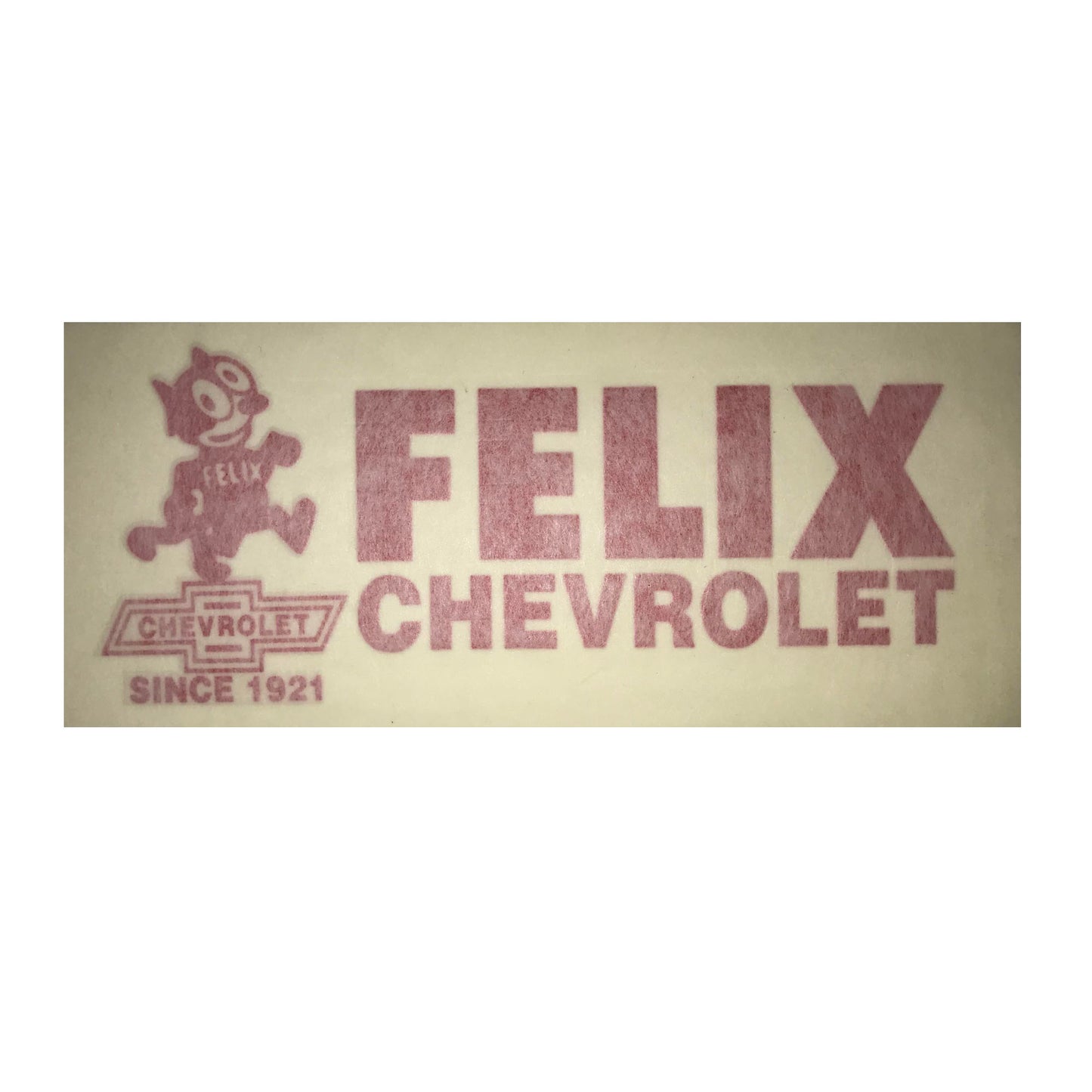 1925 Decal Sticker 6 X 2 Inches Waterproof