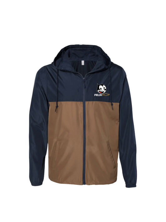 Felix Windbreaker Navy/ Saddle