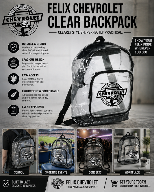 Felix Chevrolet Stadium Clear Backpack