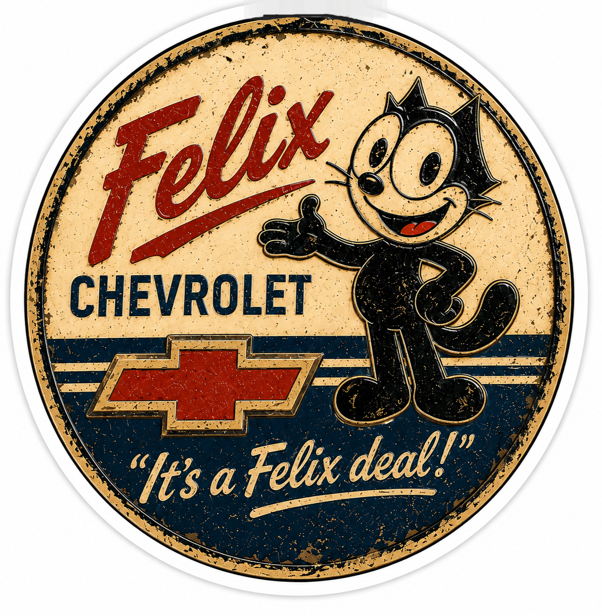 It's a Felix Deal Sticker