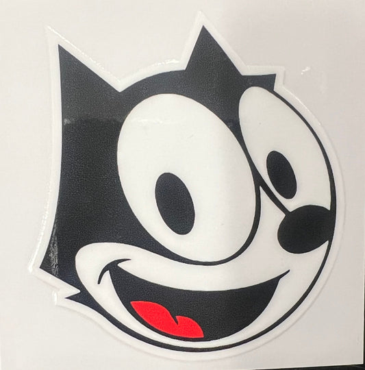 Felix Chevrolet black and white mascot vinyl decal sticker
