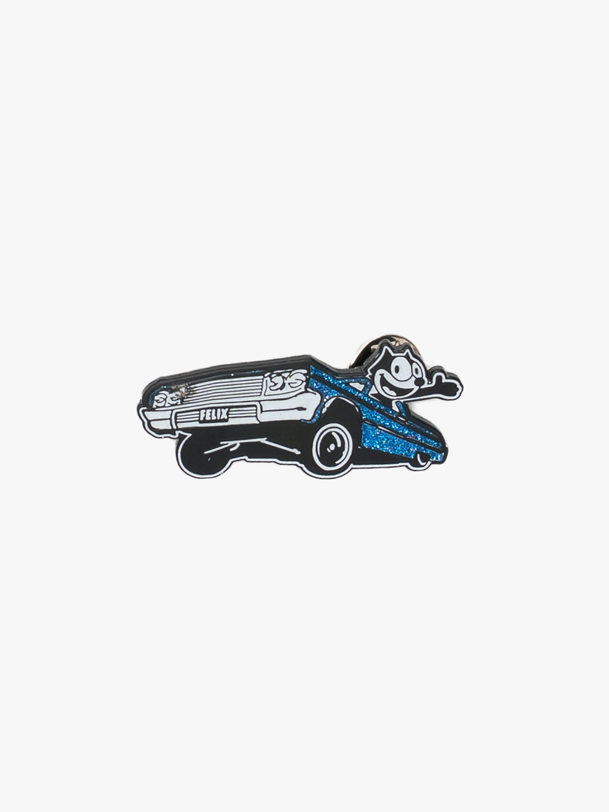 Felix The Cat '64 Lowrider Metal Flake Enamel Pin