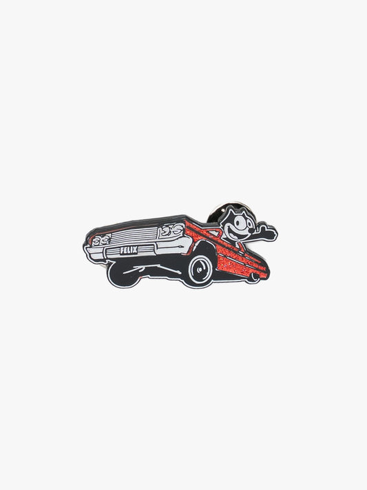 Felix The Cat '64 Lowrider Metal Flake Enamel Pin