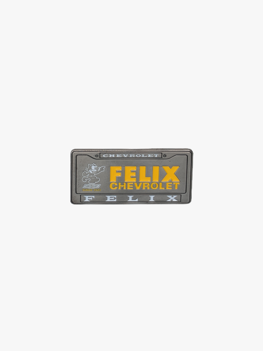 Felix Chev Legacy License Plate Pin