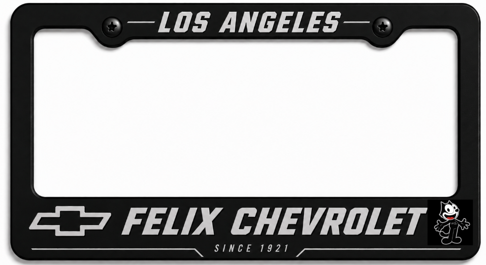 Felix LA License Plate