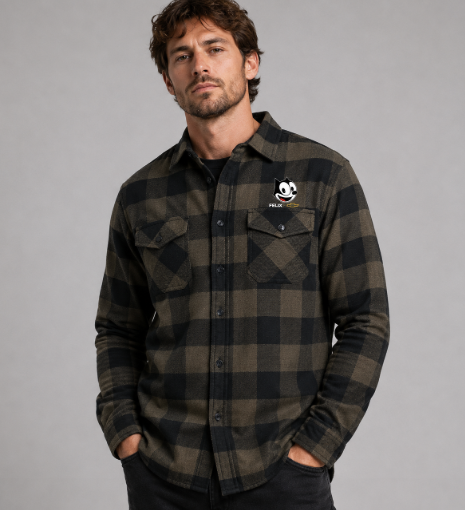 Plaid Flannel- Brown