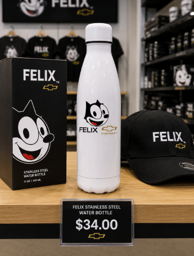 Felix Chevrolet Stainless Steel Insulated Bottle