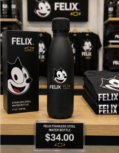 Felix Chevrolet Stainless Steel Insulated Bottle