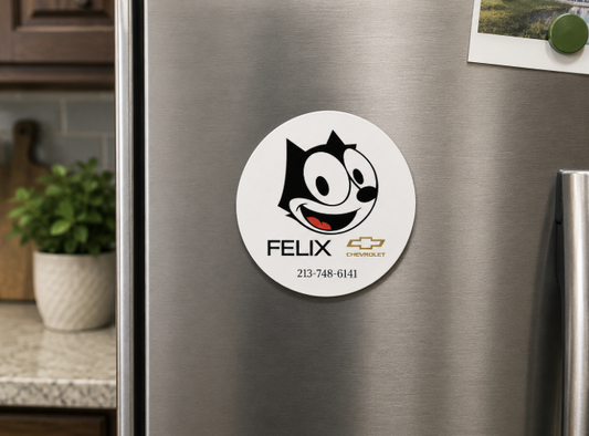 Felix Chevrolet Mascot Fridge Magnet
