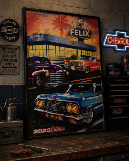 Felix Car Show 2025 Poster