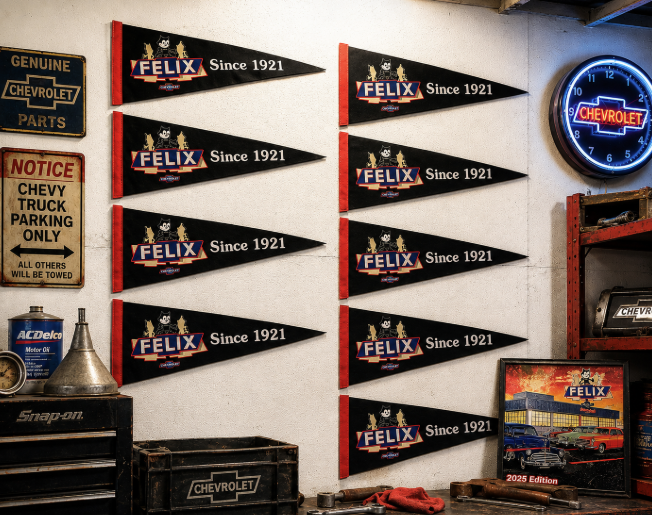 Felix Chevrolet Pennant Flag