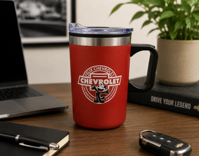 Circle Red Coffee Mug