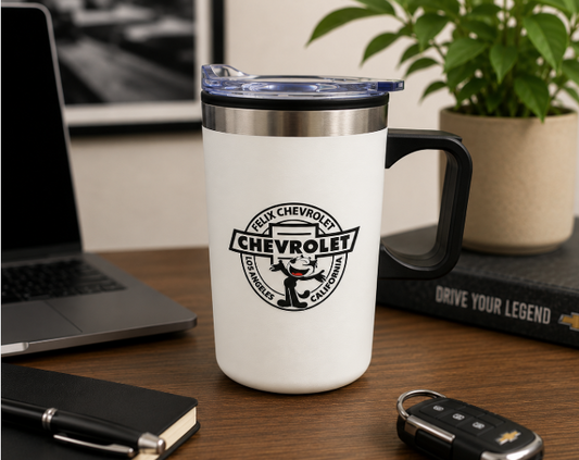 Circle White Coffee Mug