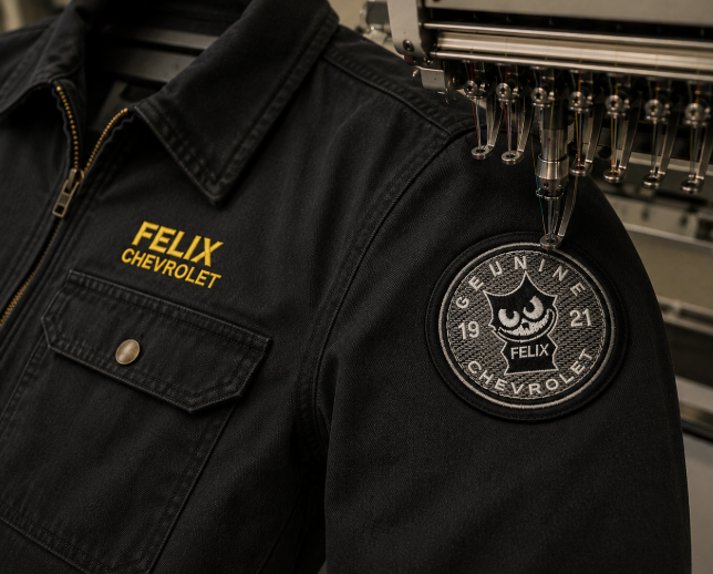 Genuine Embroidered Circle Patch