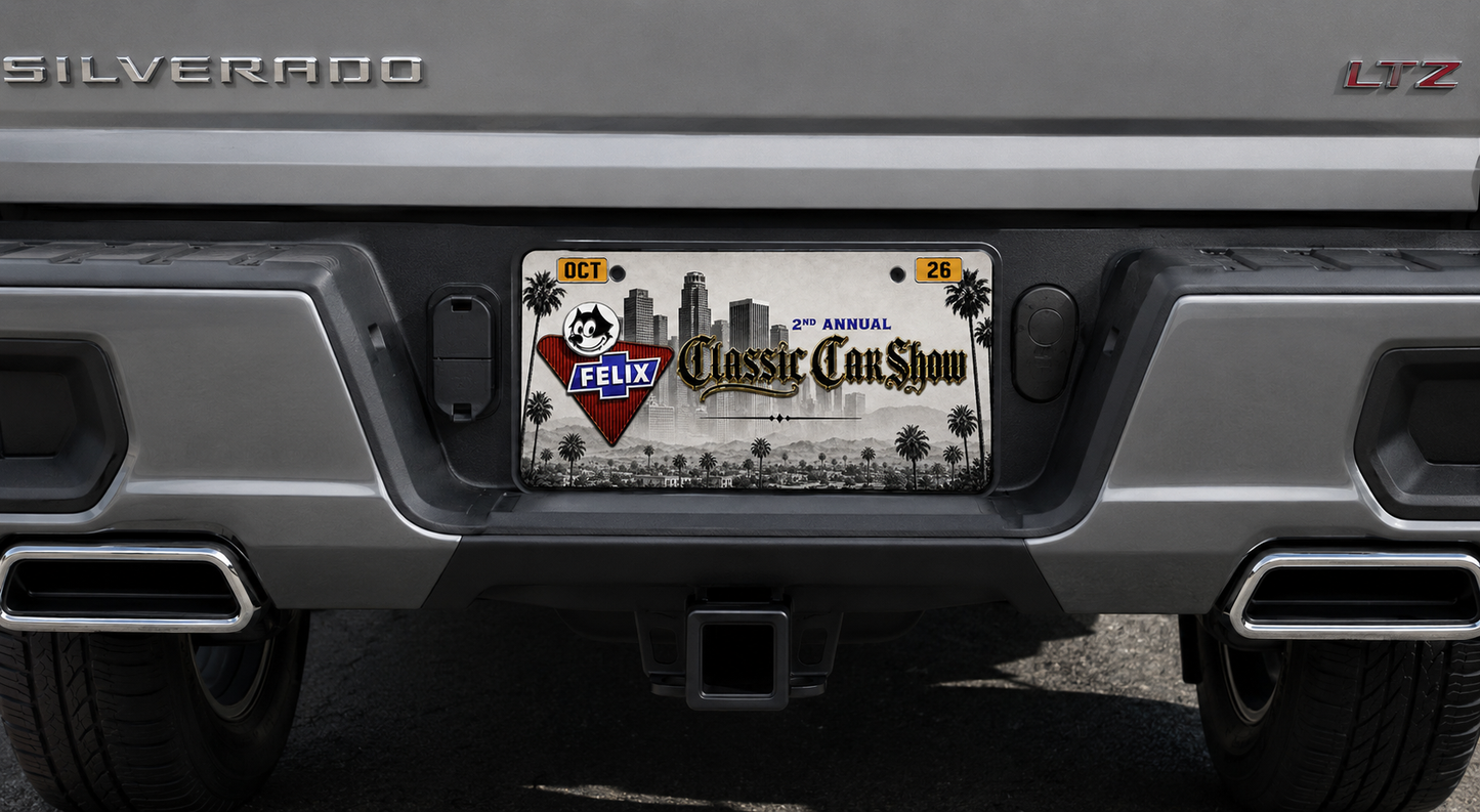 Felix 2nd Annual License Plate Insert