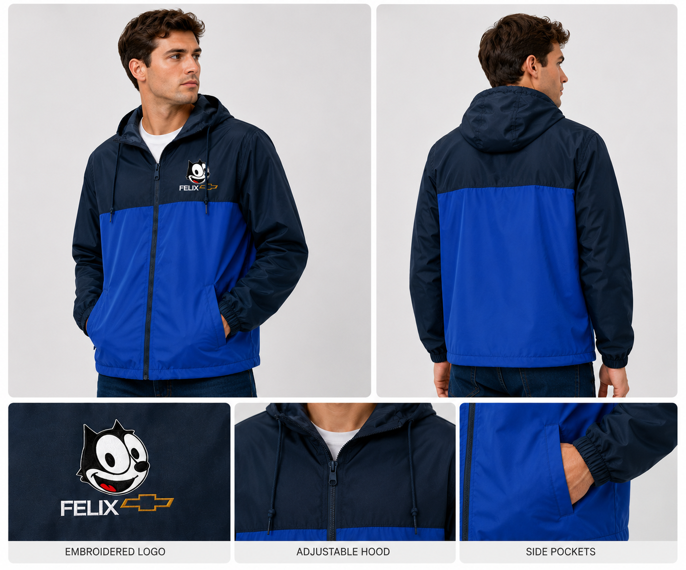 Windbreaker Royal Blue/ Navy