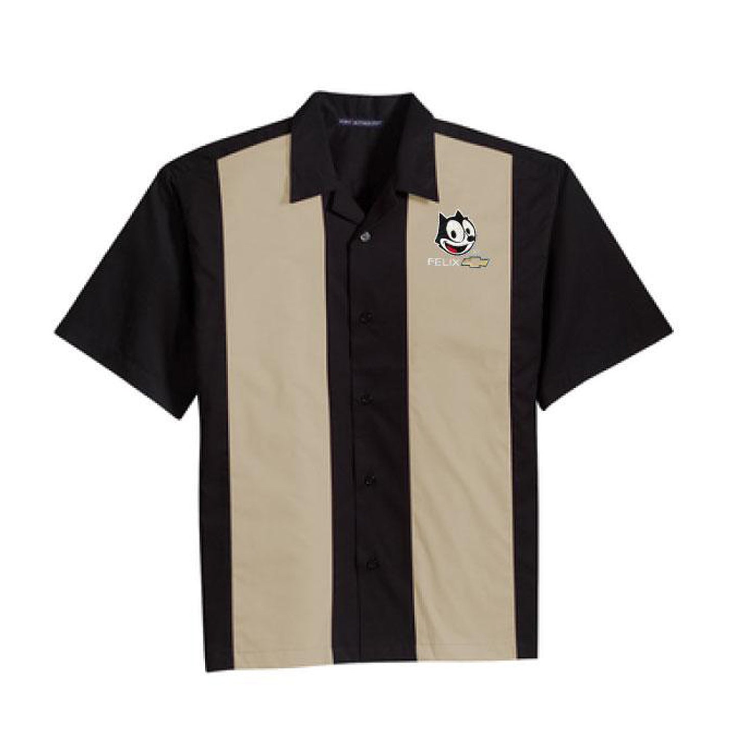 Felix The Cat Button Down Bowling Shirt