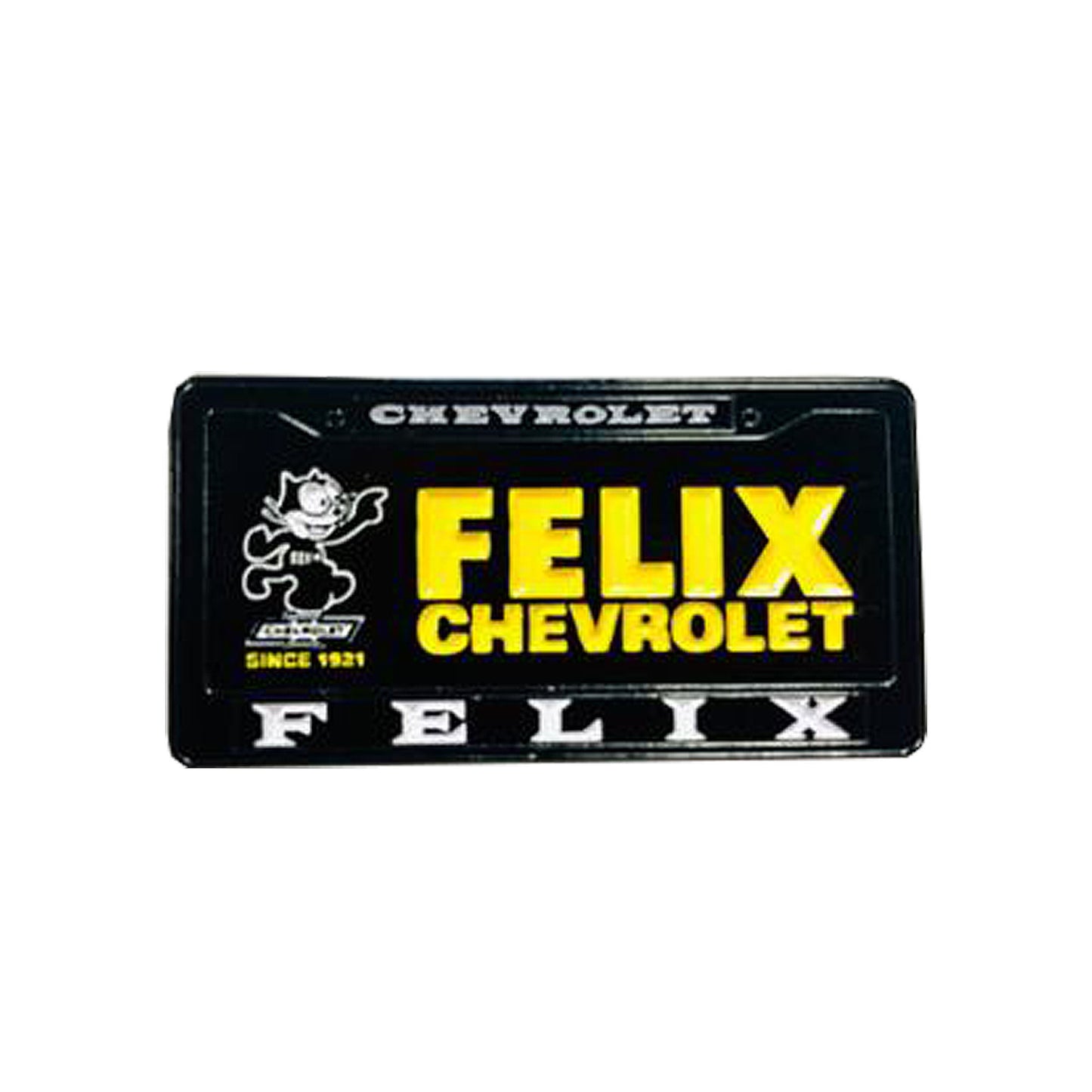 Felix Chevrolet Legacy License Plate Pin