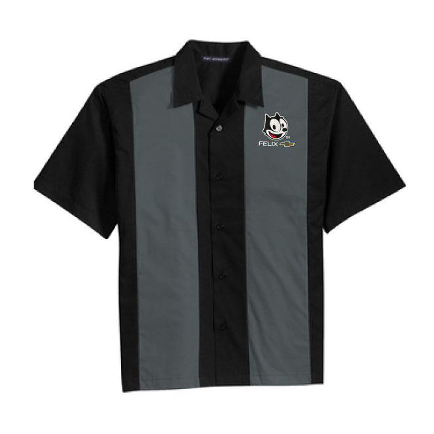 Felix The Cat Button Down Bowling Shirt